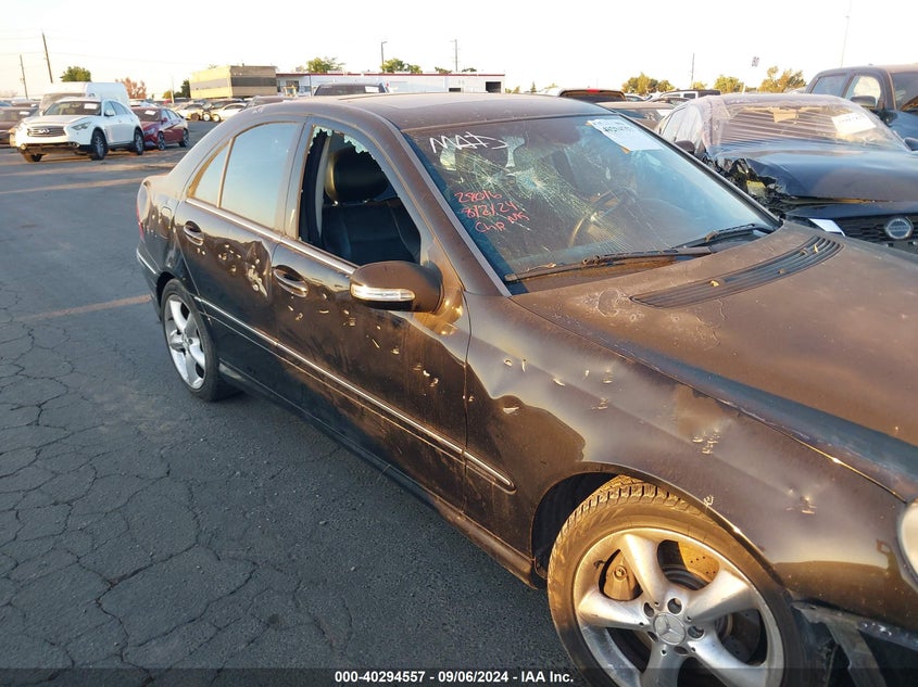 2006 Mercedes-Benz C 230 Sport VIN: WDBRF52H96E022353 Lot: 40294557