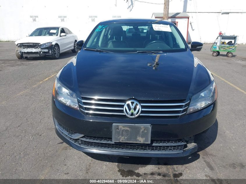 2013 Volkswagen Passat 2.5L Se VIN: 1VWBP7A35DC100909 Lot: 40294568