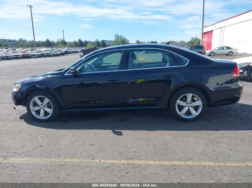 2013 Volkswagen Passat 2.5L Se VIN: 1VWBP7A35DC100909 Lot: 40294568