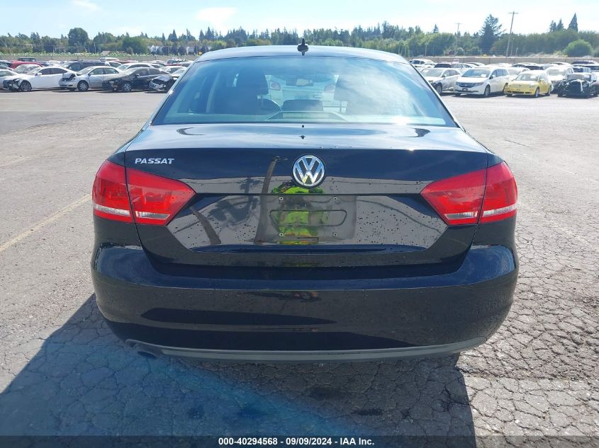 2013 Volkswagen Passat 2.5L Se VIN: 1VWBP7A35DC100909 Lot: 40294568