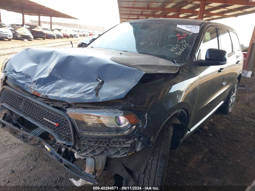 2019 Dodge Durango Gt VIN: 1C4RDHDG0KC806276 Lot: 40294571