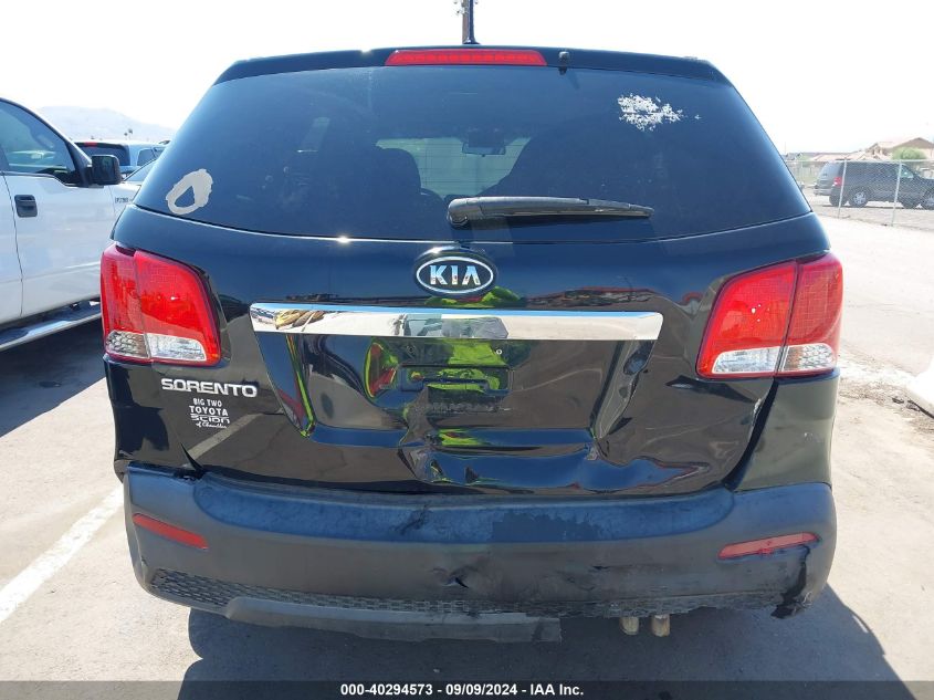 2013 Kia Sorento Lx VIN: 5XYKT3A18DG343499 Lot: 40294573