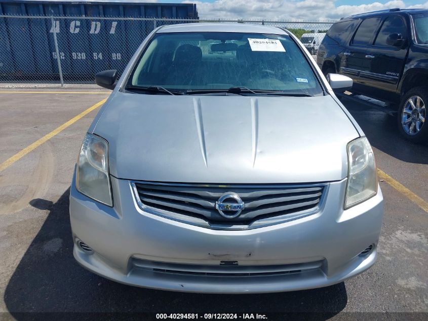 2012 Nissan Sentra 2.0 VIN: 3N1AB6AP4CL654961 Lot: 40294581