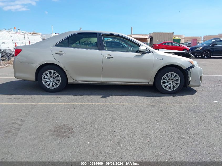 2013 Toyota Camry Hybrid Le VIN: 4T1BD1FK9DU088102 Lot: 40294609