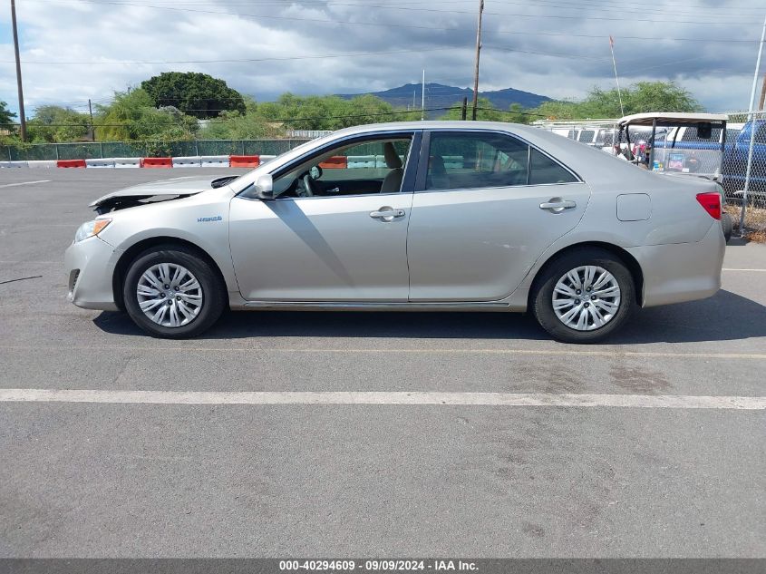 2013 Toyota Camry Hybrid Le VIN: 4T1BD1FK9DU088102 Lot: 40294609