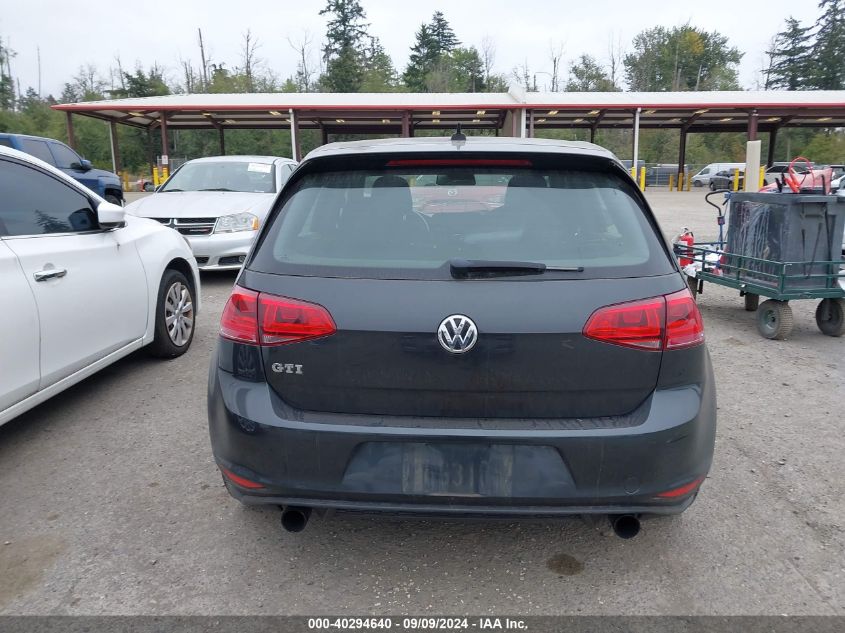 2017 Volkswagen Golf Gti Autobahn 4-Door/S 4-Door/Se 4-Door/Sport 4-Door VIN: 3VW4T7AU9HM014410 Lot: 40294640