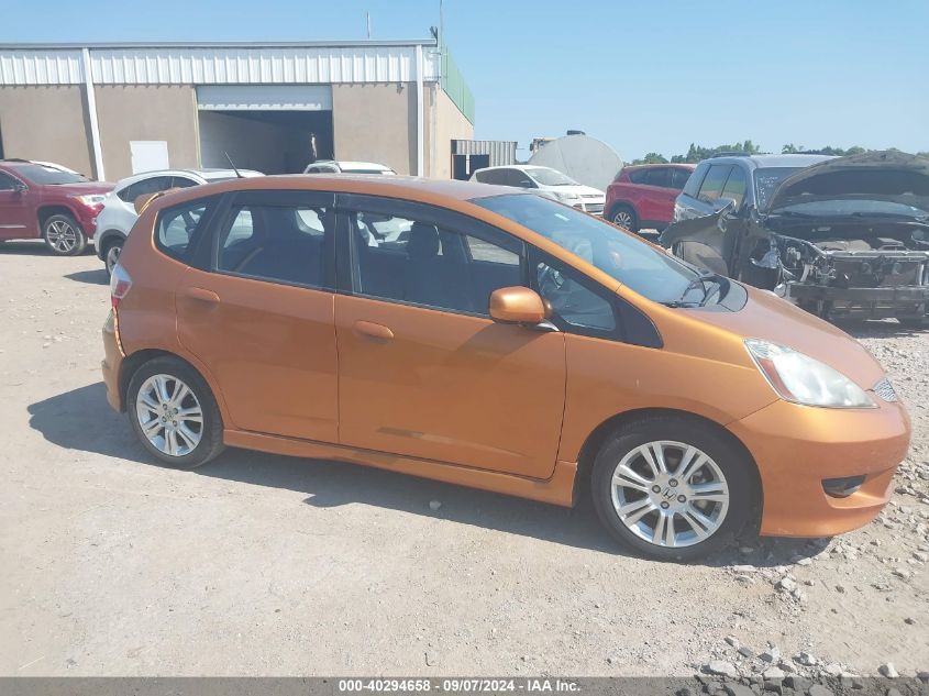 2009 Honda Fit Sport VIN: JHMGE88429S033698 Lot: 40294658