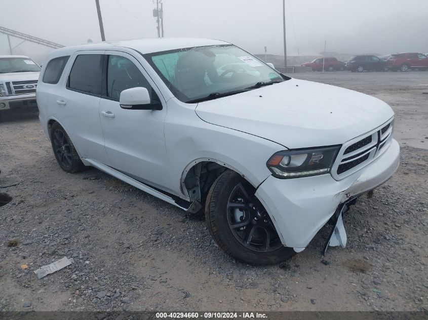 2017 Dodge Durango R/T VIN: 1C4SDJCT3HC891047 Lot: 40294660