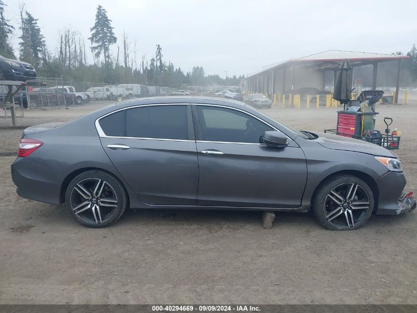 1HGCR2F86HA235506 2017 Honda Accord Ex-L