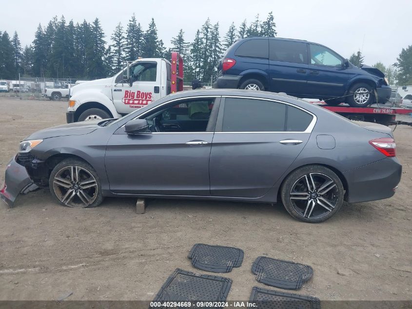 1HGCR2F86HA235506 2017 Honda Accord Ex-L