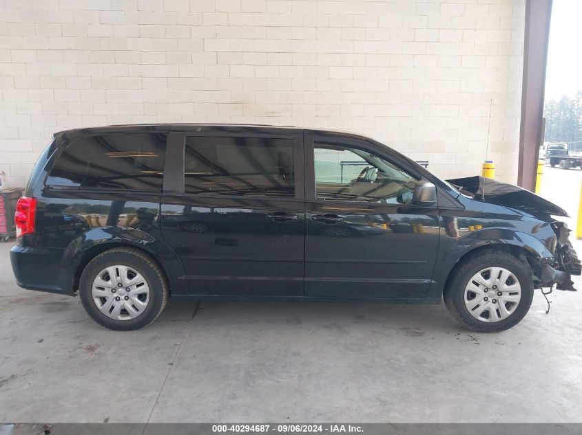 2014 Dodge Grand Caravan Se VIN: 2C4RDGBG2ER431970 Lot: 40294687