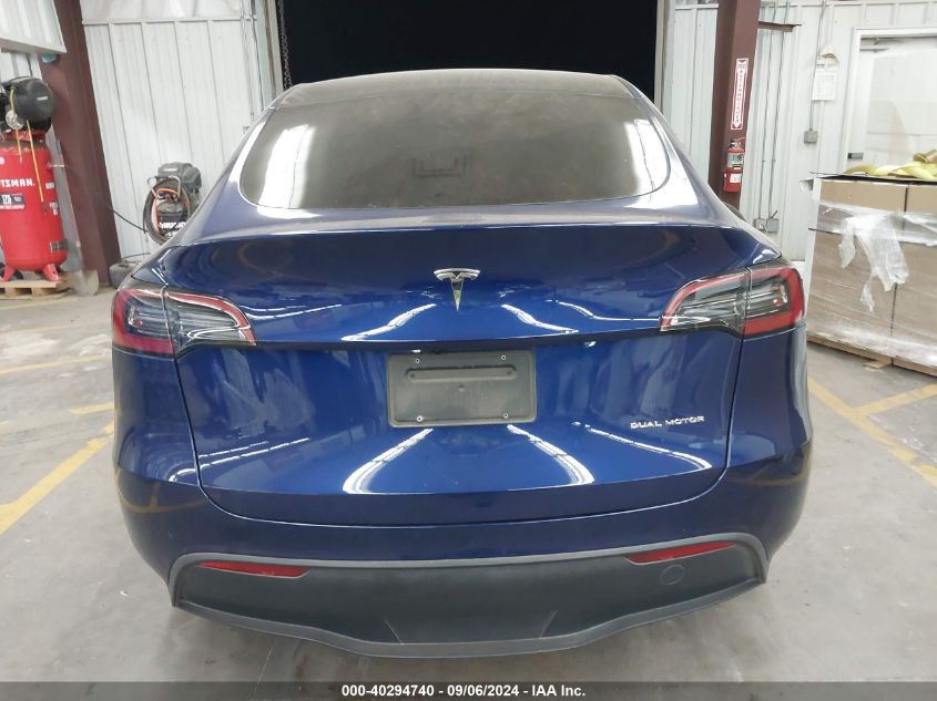 2023 Tesla Model Y Awd/Long Range Dual Motor All-Wheel Drive VIN: 7SAYGDEE7PF908423 Lot: 40294740