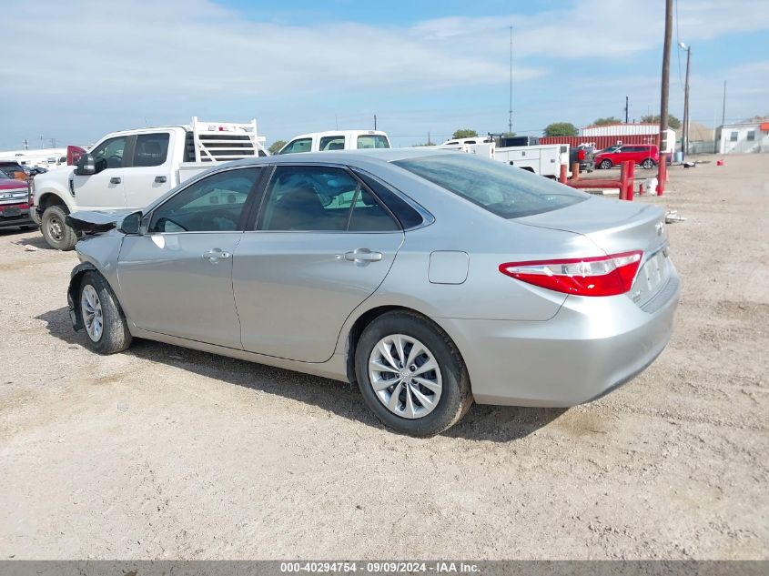 2016 Toyota Camry Le VIN: 4T4BF1FK3GR556149 Lot: 40294754