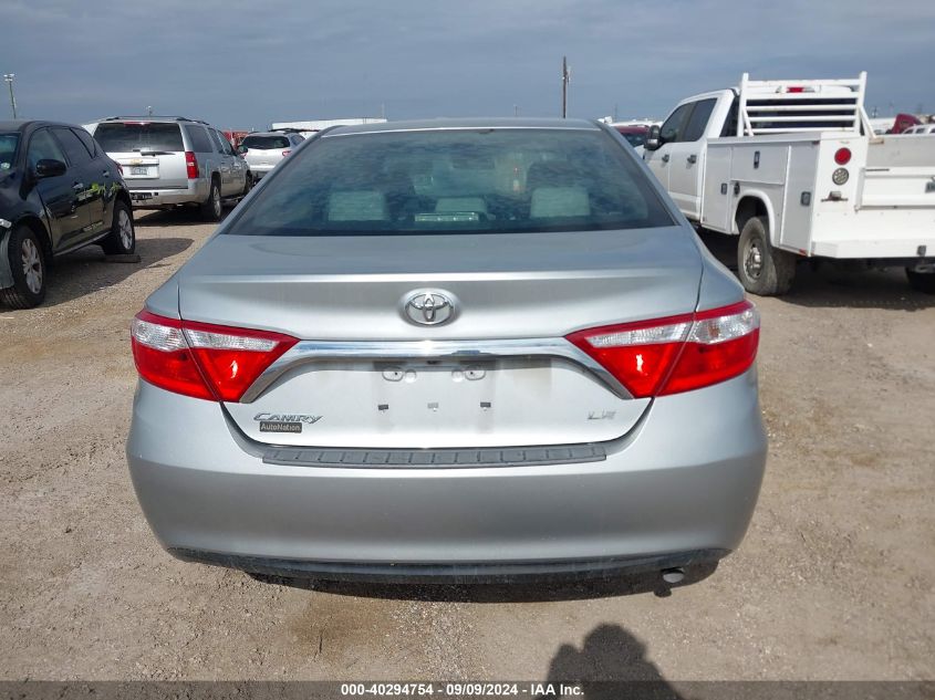 2016 Toyota Camry Le VIN: 4T4BF1FK3GR556149 Lot: 40294754