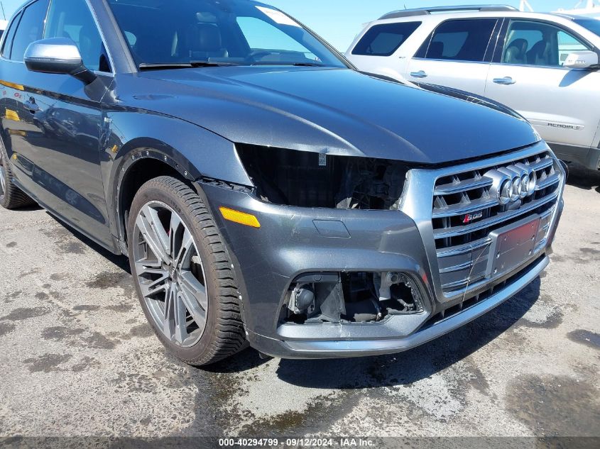 2018 Audi Sq5 3.0T Premium Plus VIN: WA1C4AFY1J2148985 Lot: 40294799