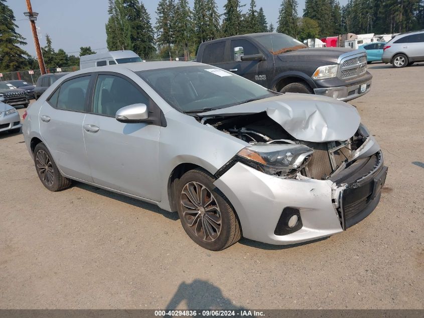 2016 TOYOTA COROLLA S PLUS - 2T1BURHE5GC508563