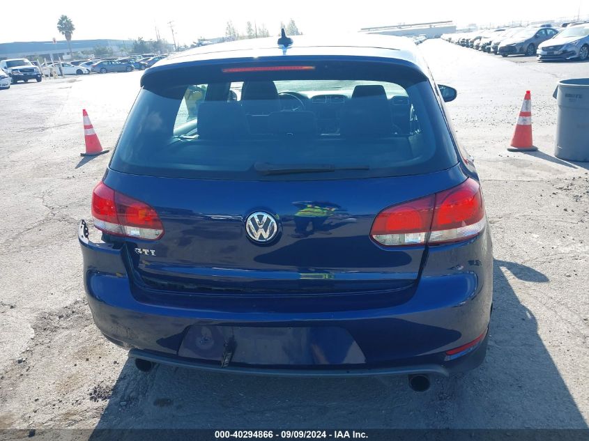 2012 Volkswagen Gti 4-Door VIN: WVWHV7AJ9CW192878 Lot: 40294866