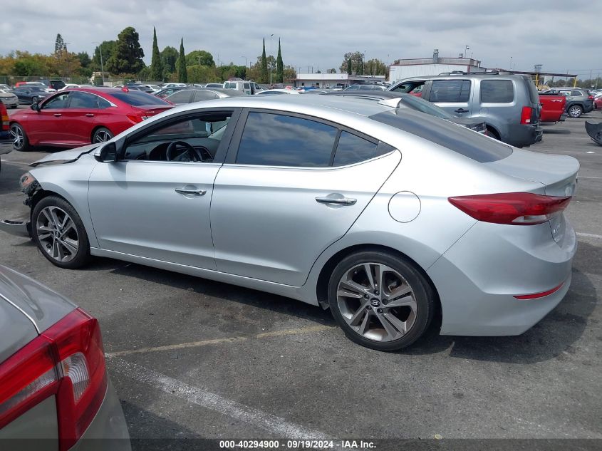 2017 Hyundai Elantra Limited VIN: 5NPD84LFXHH042983 Lot: 40294900