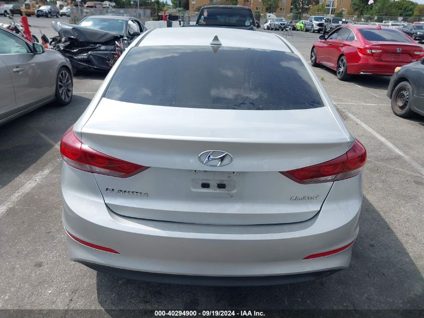 2017 Hyundai Elantra Limited VIN: 5NPD84LFXHH042983 Lot: 40294900