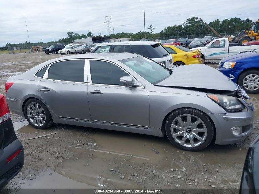 2013 Hyundai Equus Ultimate VIN: KMHGH4JH2DU072167 Lot: 40294960