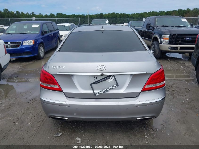 2013 Hyundai Equus Ultimate VIN: KMHGH4JH2DU072167 Lot: 40294960