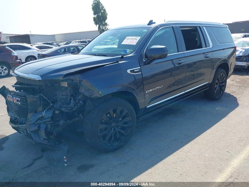 Vin: 1gks2jkl1mr149488, lot: 40783424, gmc yukon xl 4wd denali 20212