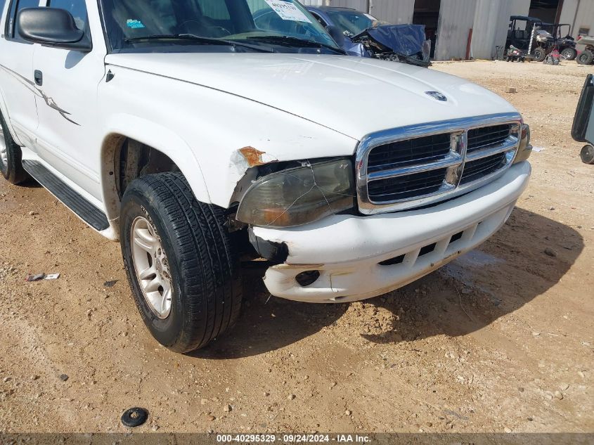 2002 Dodge Durango Slt VIN: 1B8HS48Z72F181925 Lot: 40295329