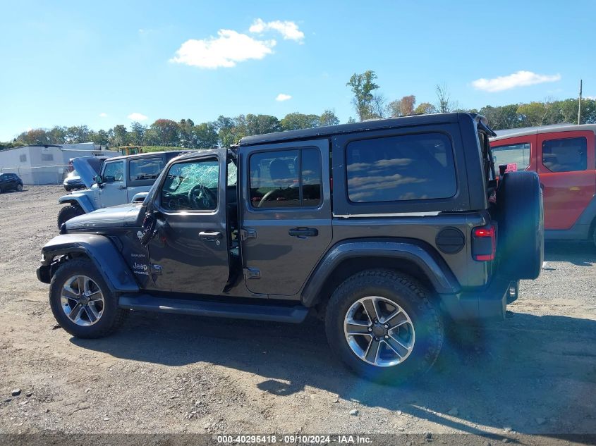 2019 Jeep Wrangler Unlimited Sahara 4X4 VIN: 1C4HJXEN0KW690605 Lot: 40295418