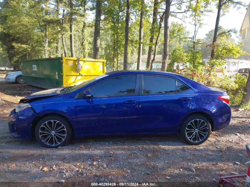 2014 Toyota Corolla L/Le/Le Pls/Prm/S/S Pls VIN: 2T1BURHE6EC134915 Lot: 40295426