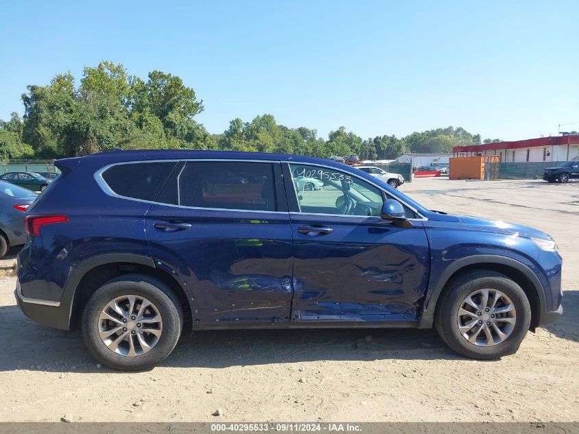 2019 Hyundai Santa Fe Sel VIN: 5NMS3CAD1KH027407 Lot: 40295533