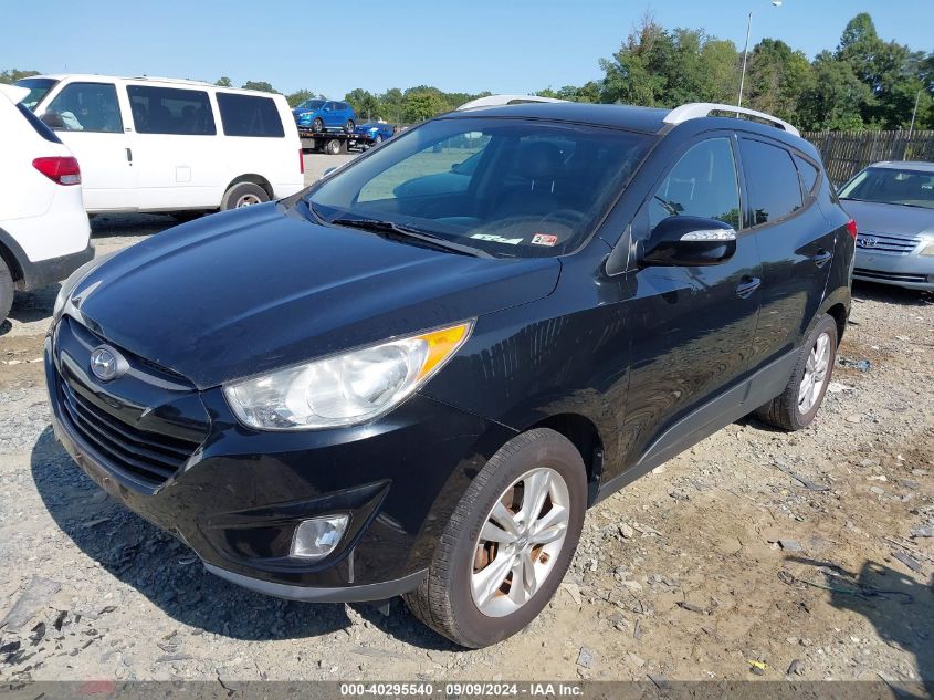 2013 Hyundai Tucson Gls VIN: KM8JU3AC2DU760878 Lot: 40295540