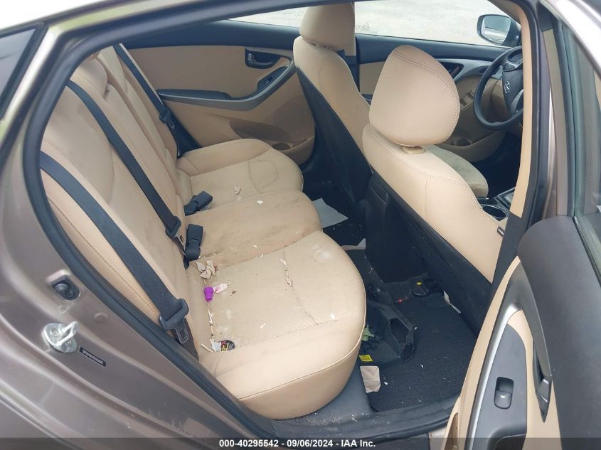 5NPDH4AE4DH434605 2013 Hyundai Elantra Gls