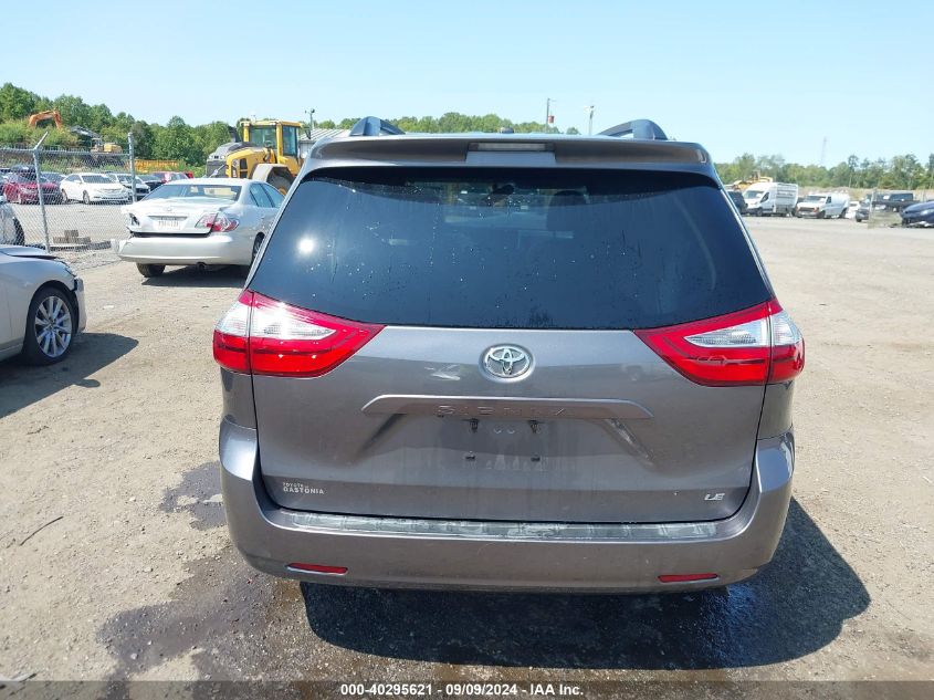 2017 Toyota Sienna Le 8 Passenger VIN: 5TDKZ3DC3HS890541 Lot: 40295621