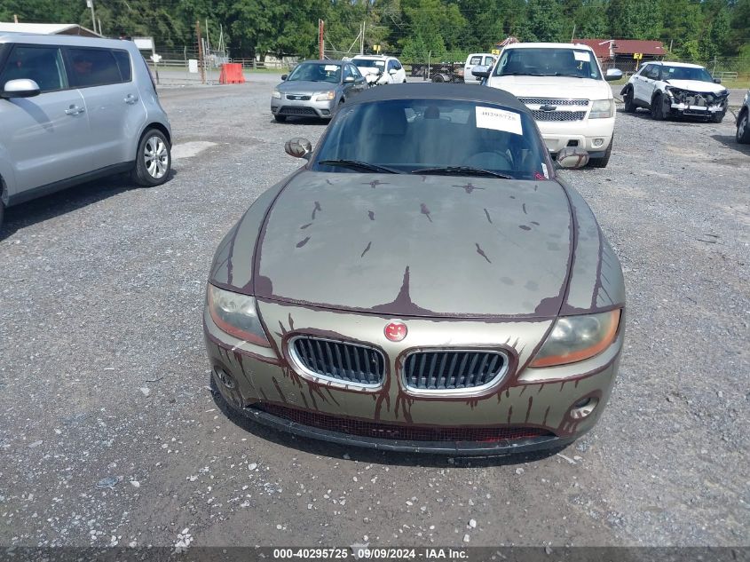 2004 BMW Z4 2.5I VIN: 4USBT33564LS53170 Lot: 40295725