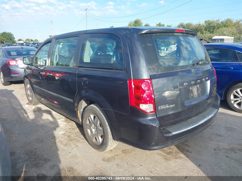 2013 DODGE GRAND CARAVAN SE - 2C4RDGBGXDR593070