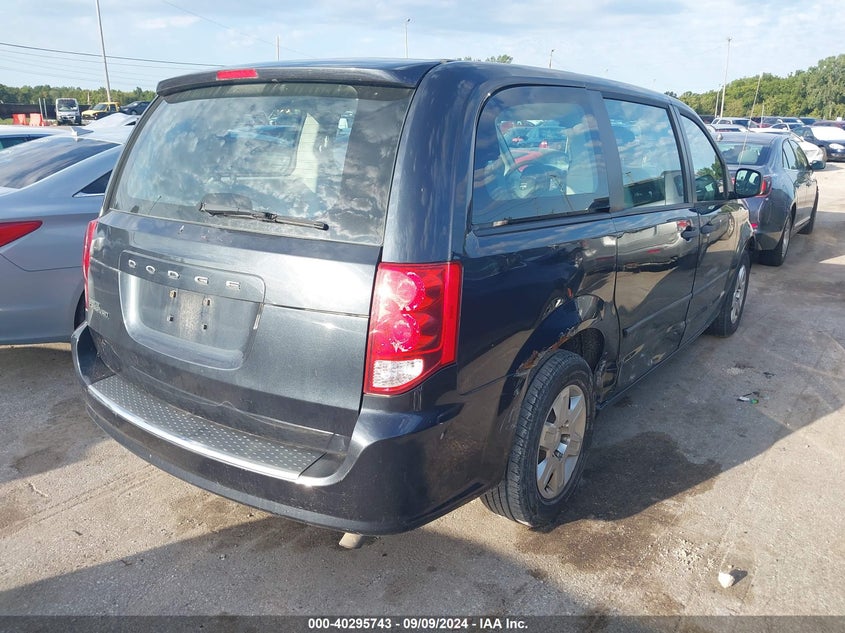 2013 DODGE GRAND CARAVAN SE - 2C4RDGBGXDR593070