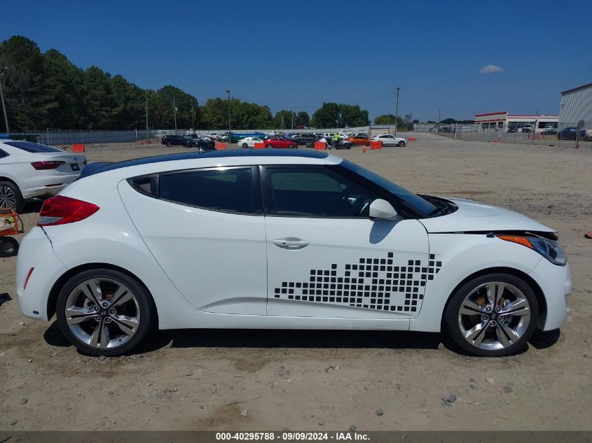 2016 Hyundai Veloster VIN: KMHTC6AD7GU258250 Lot: 40295788