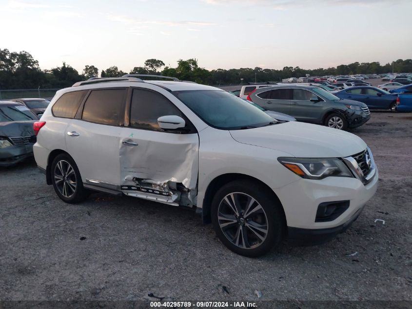 2017 Nissan Pathfinder S/Sv/Sl/Platinum VIN: 5N1DR2MN3HC647992 Lot: 40295789