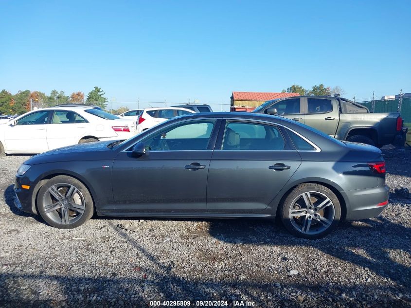 2018 AUDI A4 2.0T TECH PREMIUM - WAUENAF43JA218885