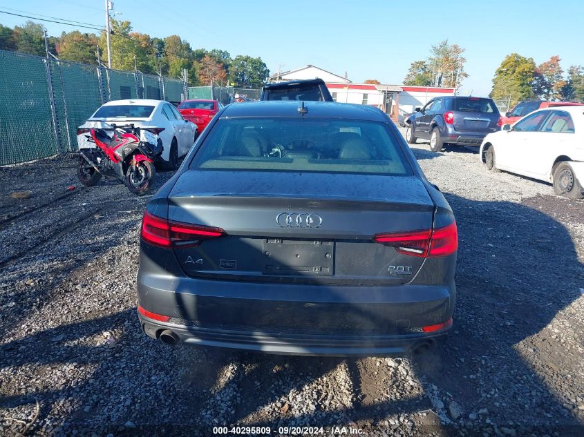 2018 AUDI A4 2.0T TECH PREMIUM - WAUENAF43JA218885