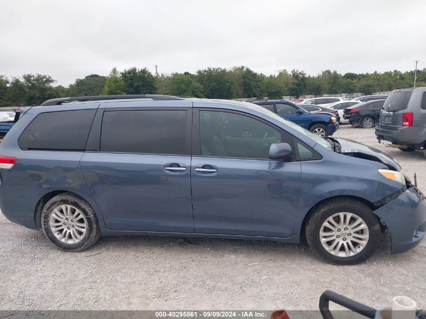 2014 Toyota Sienna Xle V6 8 Passenger VIN: 5TDYK3DC1ES516360 Lot: 40295861