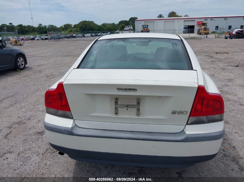 2001 Volvo S60 VIN: YV1RS61R412085359 Lot: 40295862