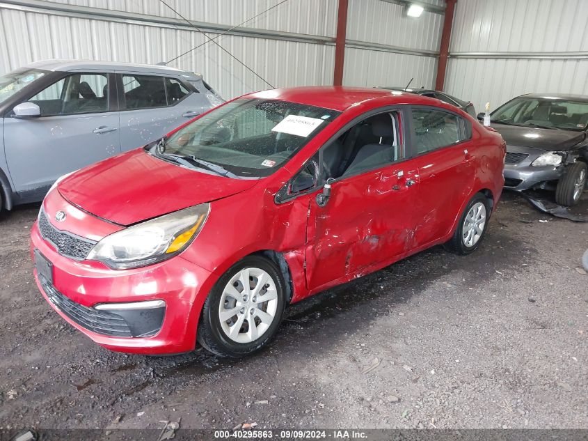 2017 Kia Rio Lx VIN: KNADM4A34H6061637 Lot: 40295863