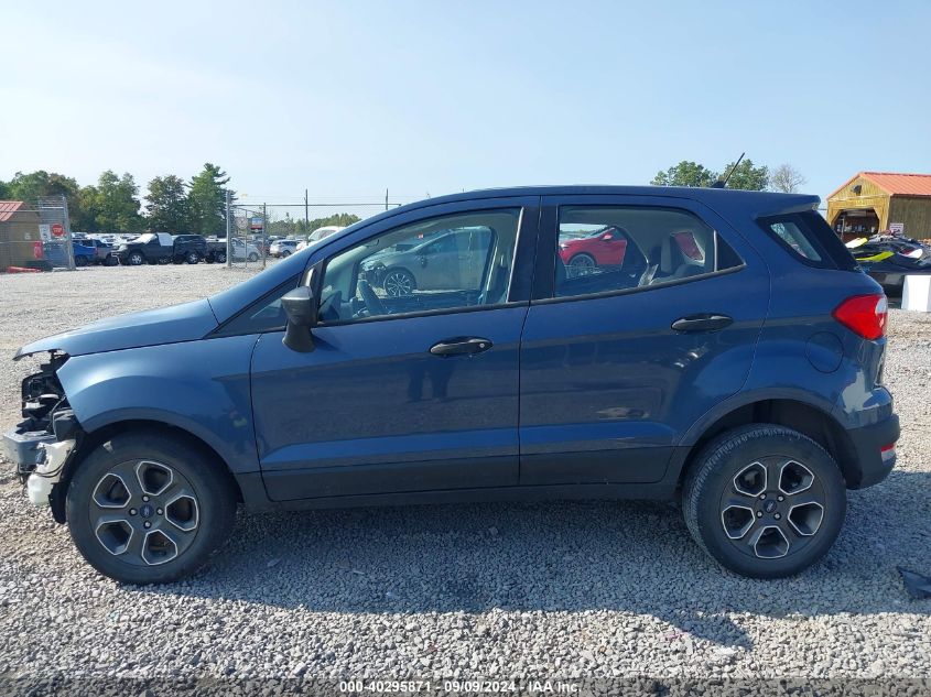 2021 Ford Ecosport S VIN: MAJ6S3FL0MC418575 Lot: 40295871