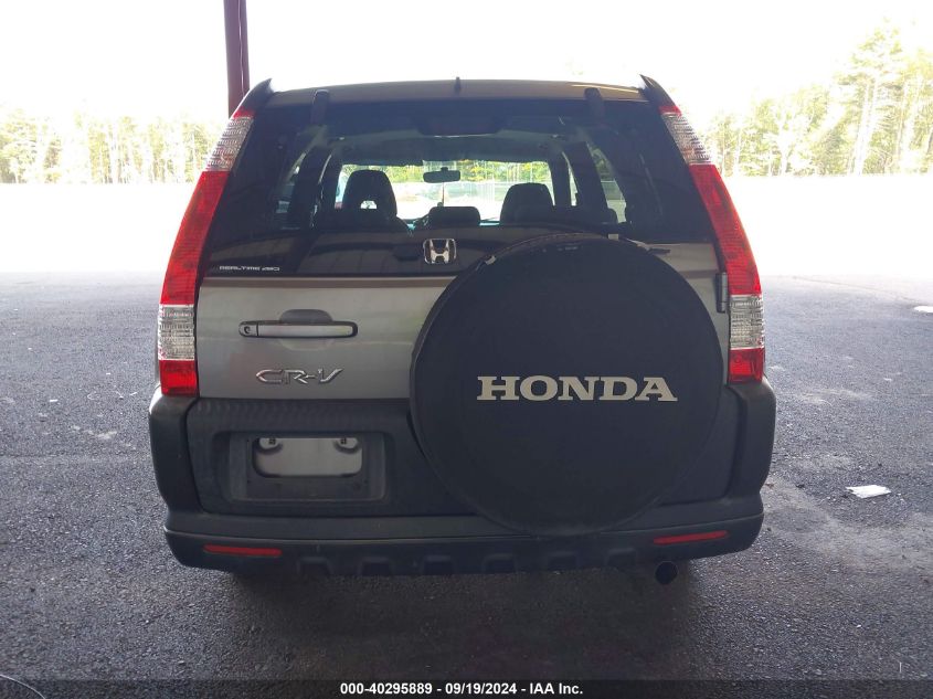 2006 Honda Cr-V Ex VIN: JHLRD78876C041539 Lot: 40295889