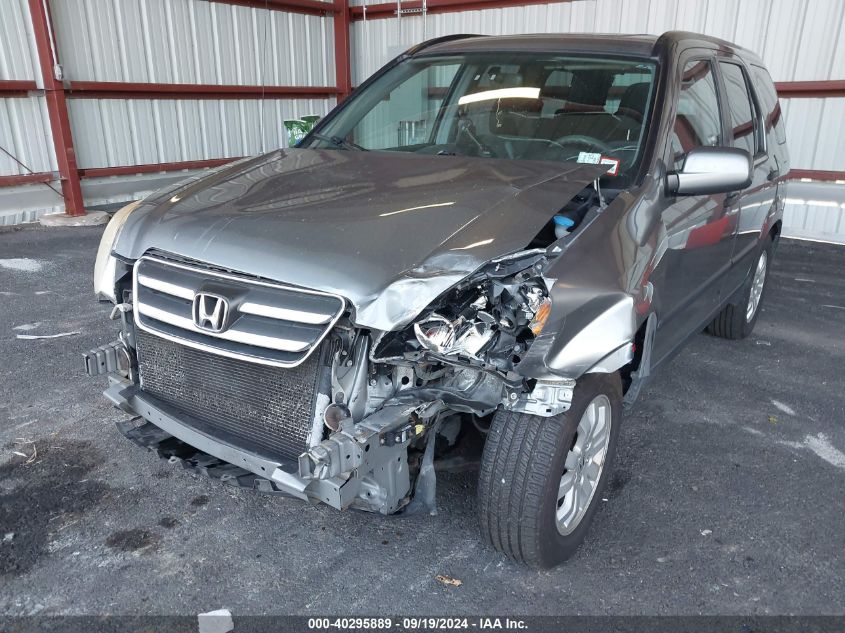 2006 Honda Cr-V Ex VIN: JHLRD78876C041539 Lot: 40295889