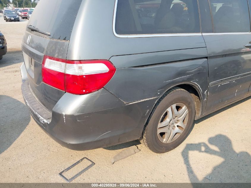 2007 Honda Odyssey Ex-L VIN: 5FNRL38757B409334 Lot: 40295925