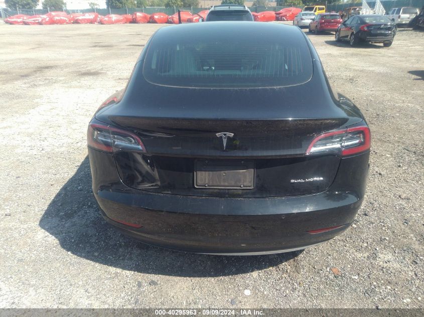 2020 Tesla Model 3 Long Range Dual Motor All-Wheel Drive VIN: 5YJ3E1EBXLF735766 Lot: 40295963