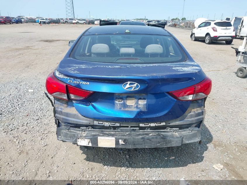 2016 Hyundai Elantra Se VIN: 5NPDH4AE3GH752106 Lot: 40296094