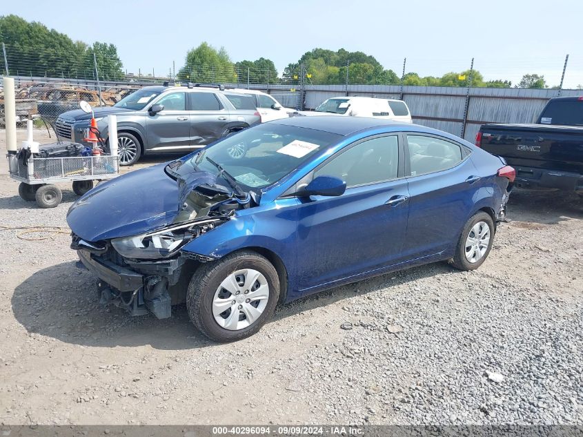 5NPDH4AE3GH752106 2016 HYUNDAI ELANTRA - Image 2